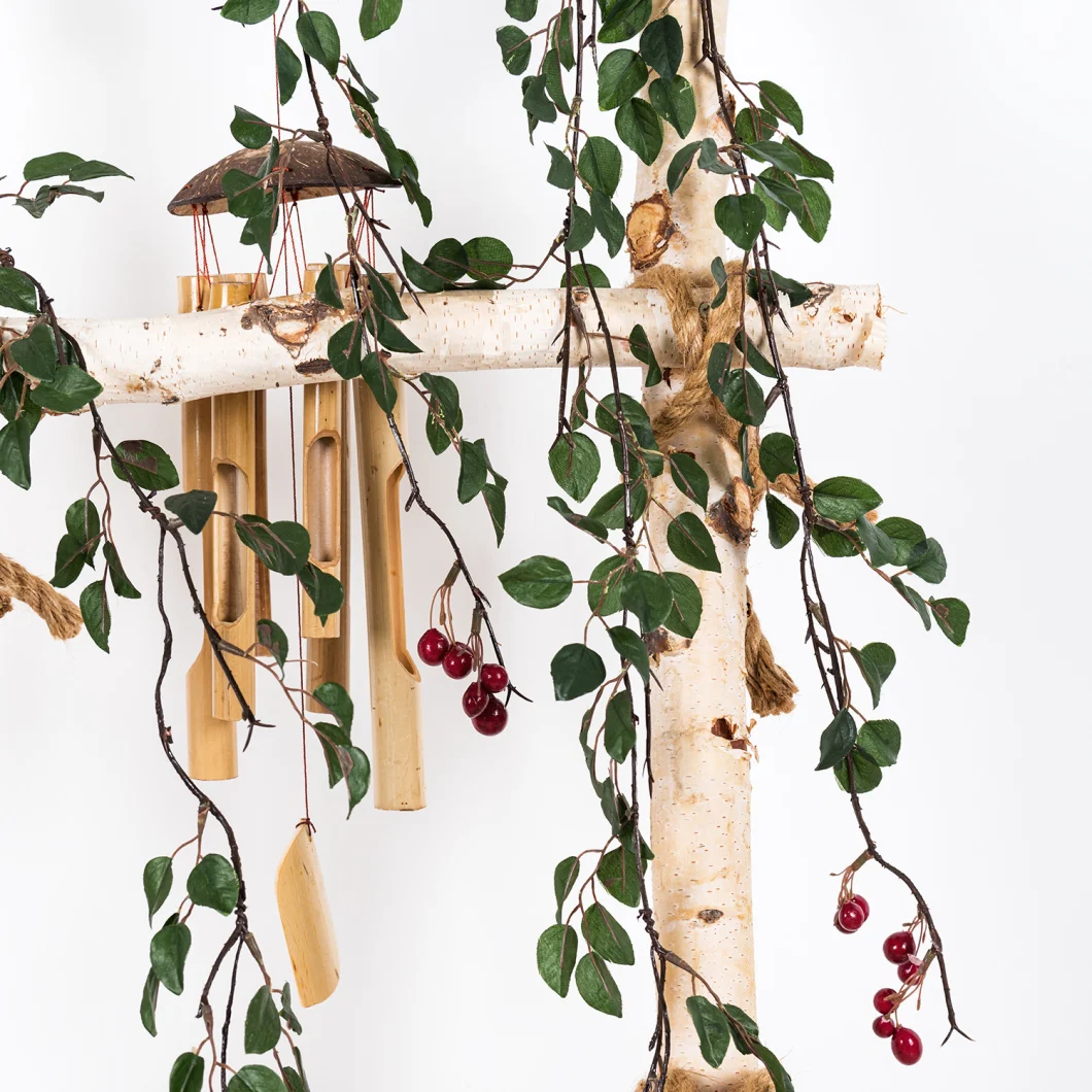 Amazon New Fashion Plant Decoration Artificial Rattan Hanging Plant Plastic Red Fruit Rattan Plant