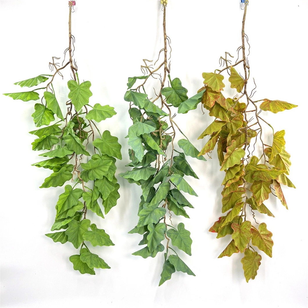 Artificial Fern Foliage Vines Willow Rattan Faux IVY Leaves Wall Hanging Succulent Plant