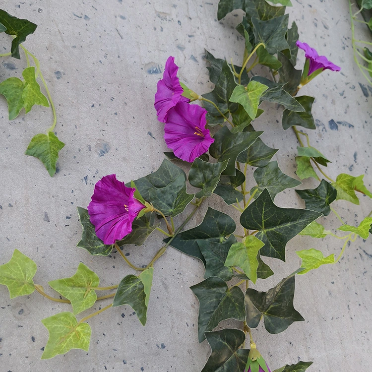 Wall Hanging Artificial Morning Glory Flower Wholesale Artificial Flower Vine