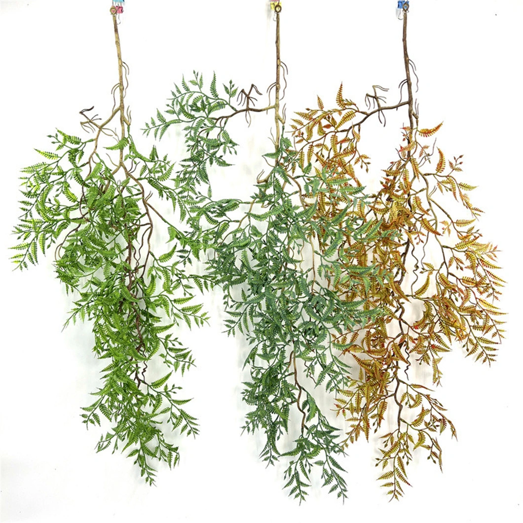 Artificial Willow Rattan Vines Faux IVY Leaves Fern Foliage Lianas Plant