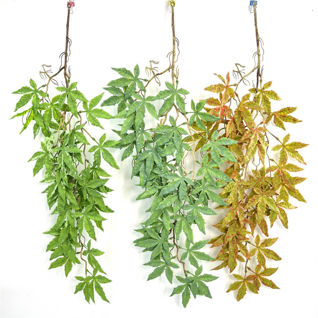 Artificial Fern Foliage Vines Willow Rattan Faux IVY Leaves Wall Hanging Succulent Plant