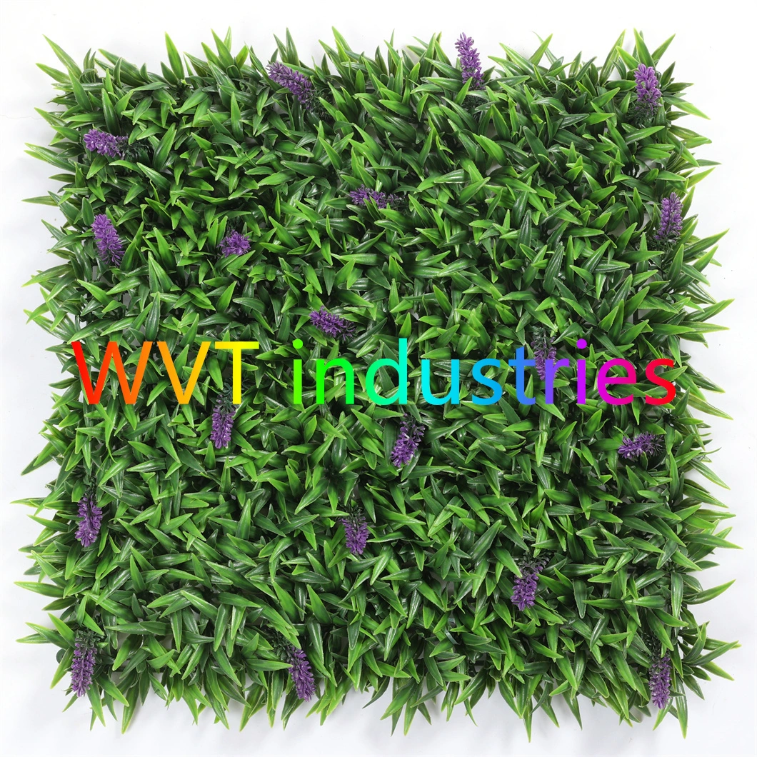 Anti UV Plastic IVY Foliage Faux Artificial Boxwood Vertical Garden Green Plant Wall Vines
