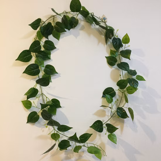 2021 Оптовая продажа, 90 см, искусственный шелк, плющ, лоза, зеленые листья, растение для украшения дома, подвесное