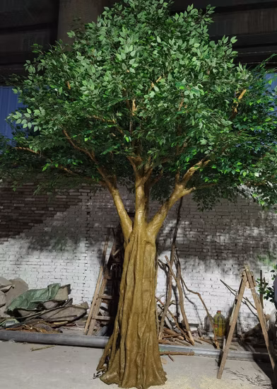 Большие искусственные комнатные деревья оптом, продажа искусственного баньяна.